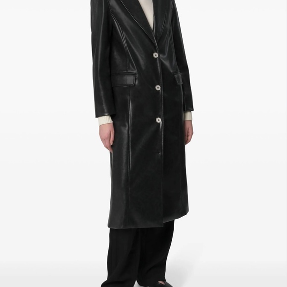 APPARIS Lauren Vegan Leather Overcoat - Picture 8 of 8